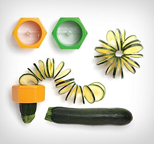 TwistSlice Vegetable Spiral Cutter — Manual, Easy-Clean